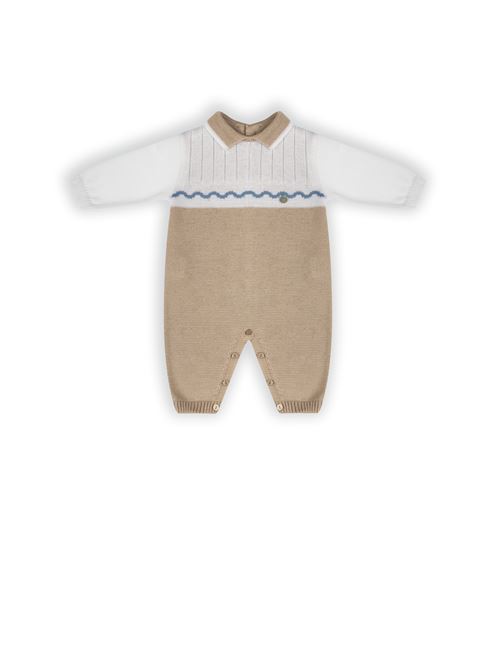 Tutina in cotone MARLU' | EL6510NOCE BIANCO OTTANIO